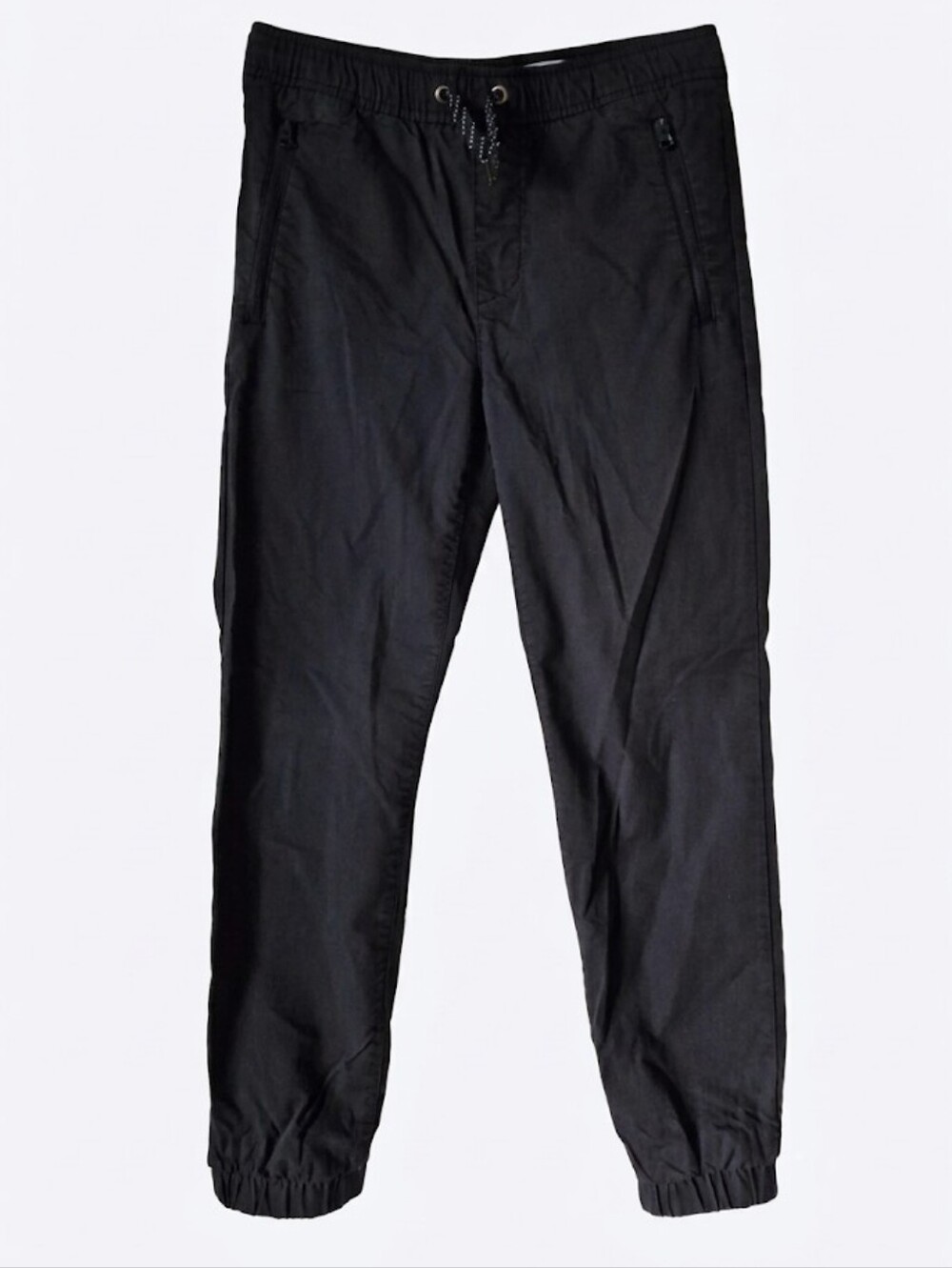 Old Navy Boys Tech Jogger Pants Black Size L (10-12) Built-In Flex